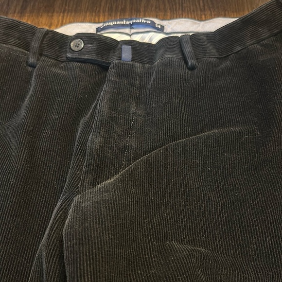 Gorgeous Davide Cenci made in Italy men’s black corduroy pants size 38 - Picture 1 of 7